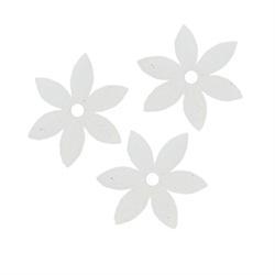 AussieSuperStore Art & Craft Essentials Craft Glitter Flower White Craft Glitter Flower White | Artificial Flower Party Decoration 9331468023425 VCGFLGWH